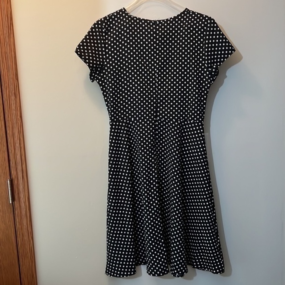 Extra large, black and white polkadot dress - Picture 2 of 2